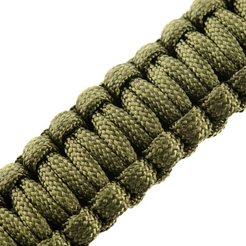 M-TAC Bransoletka Paracord z Krzesiwem Kompasem i Gwizdkiem Olive M