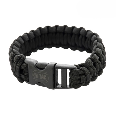 M-TAC Bransoletka z paracordu Black L