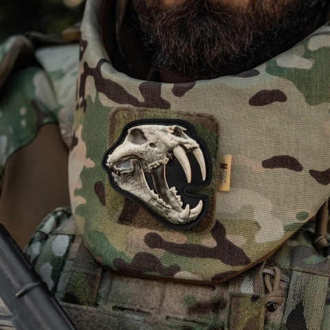 M-TAC Naszywka na rzep Old Tiger Full Color Ivory