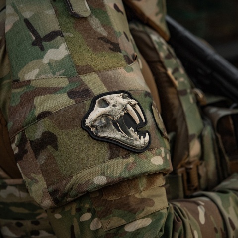 M-TAC Naszywka na rzep Old Tiger Full Color Ivory