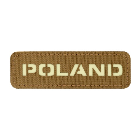 M-TAC Naszywka na rzep Poland 25x80 Laser Cut Coyote/Lum