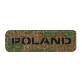 M-TAC Naszywka na rzep Poland 25x80 Laser Cut MultiCam Black®