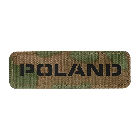M-TAC Naszywka na rzep Poland 25x80 Laser Cut MultiCam Black®