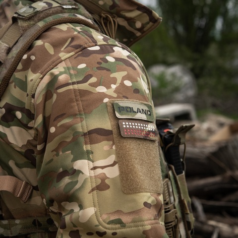 M-TAC Naszywka na rzep Poland 25x80 Laser Cut MultiCam Black®