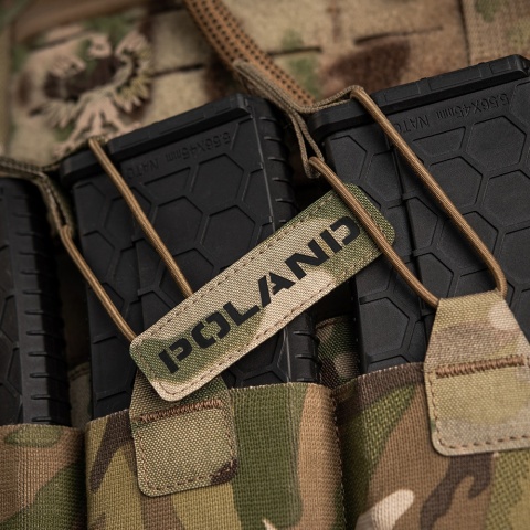 M-TAC Naszywka na rzep Poland 25x80 Laser Cut MultiCam Black®