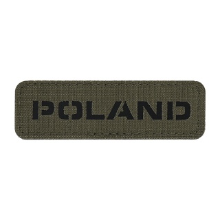 M-TAC Naszywka na rzep Poland 25x80 Laser Cut Ranger Green/Black