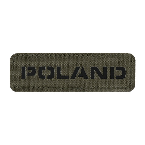 M-TAC Naszywka na rzep Poland 25x80 Laser Cut Ranger Green/Black