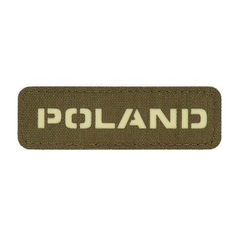 M-TAC Naszywka na rzep Poland 25x80 Laser Cut Ranger Green/Lum
