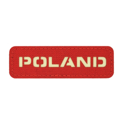 M-TAC Naszywka na rzep Poland 25x80 Laser Cut Red/Lum