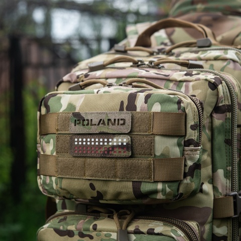 M-TAC Naszywka na rzep Poland „Przechodzi na wylot" 25x80 Laser Cut MultiCam®