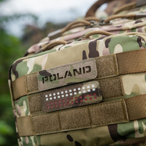 M-TAC Naszywka na rzep Poland „Przechodzi na wylot" 25x80 Laser Cut MultiCam®