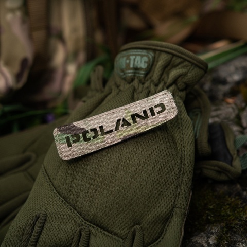 M-TAC Naszywka na rzep Poland „Przechodzi na wylot" 25x80 Laser Cut MultiCam®