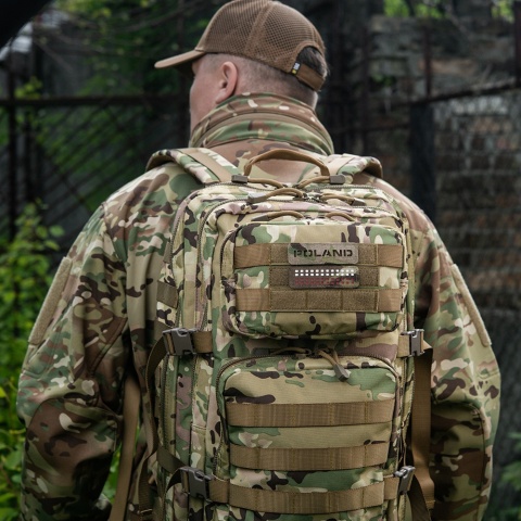 M-TAC Naszywka na rzep Poland „Przechodzi na wylot" 25x80 Laser Cut MultiCam®