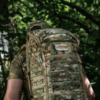 M-TAC Naszywka na rzep Poland z flagą 50x80 Laser Cut