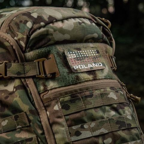 M-TAC Naszywka na rzep Poland z flagą 50x80 Laser Cut
