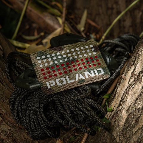 M-TAC Naszywka na rzep Poland z flagą 50x80 Laser Cut