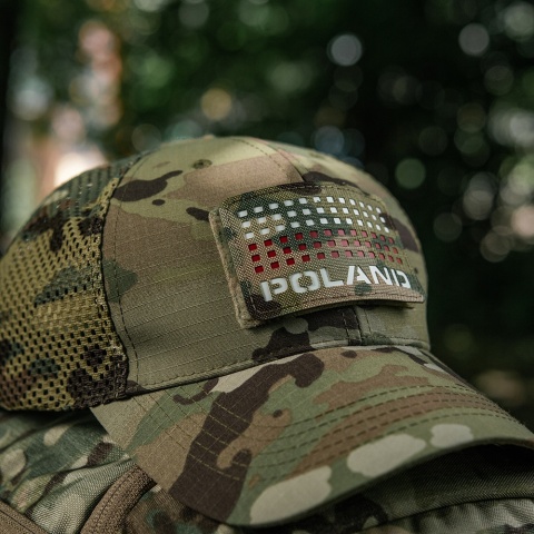 M-TAC Naszywka na rzep Poland z flagą 50x80 Laser Cut