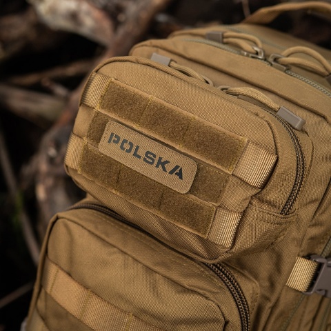 M-TAC Naszywka na rzep Poland 25x80 Laser Cut Coyote/Black