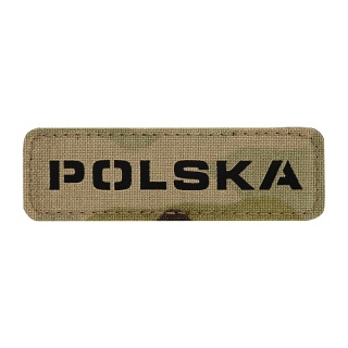 M-TAC Naszywka na rzep Poland 25x80 Laser Cut MultiCam Black®