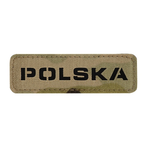 M-TAC Naszywka na rzep Poland 25x80 Laser Cut MultiCam Black®