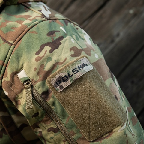 M-TAC Naszywka na rzep Poland 25x80 Laser Cut MultiCam Black®