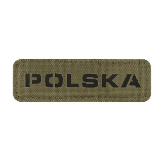 M-TAC Naszywka na rzep Poland 25x80 Laser Cut Ranger Green/Black
