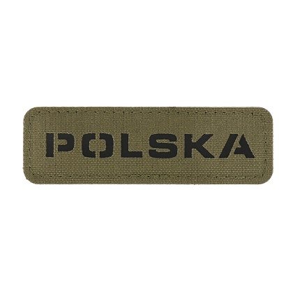 M-TAC Naszywka na rzep Poland 25x80 Laser Cut Ranger Green/Black