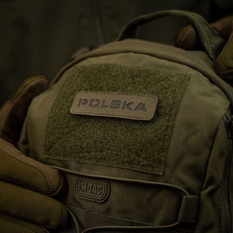 M-TAC Naszywka na rzep Poland 25x80 Laser Cut Ranger Green/Black