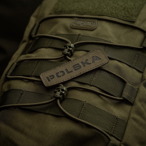 M-TAC Naszywka na rzep Poland 25x80 Laser Cut Ranger Green/Black