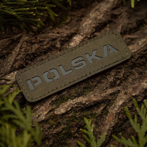 M-TAC Naszywka na rzep Poland 25x80 Laser Cut Ranger Green/Black