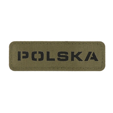 M-TAC Naszywka na rzep Poland 25x80 Laser Cut Ranger Green/Black