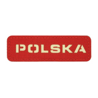 M-TAC Naszywka na rzep Poland 25x80 Laser Cut Red/Lum