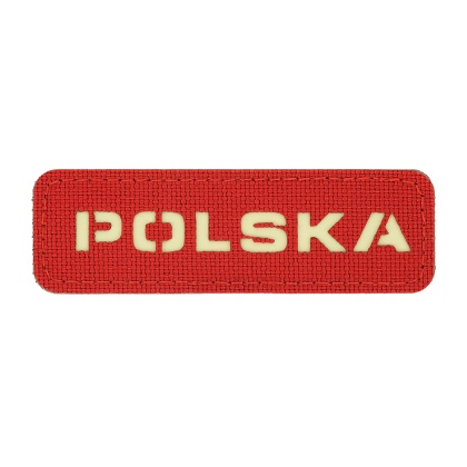 M-TAC Naszywka na rzep Poland 25x80 Laser Cut Red/Lum
