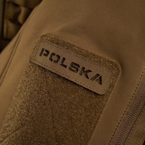 M-TAC Naszywka na rzep Polska „Przechodzi na wylot" 25x80 Laser Cut Coyote