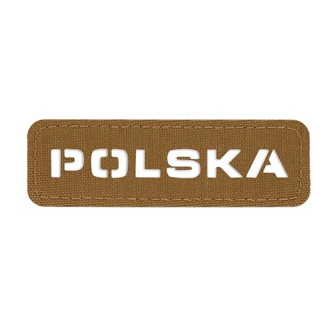 M-TAC Naszywka na rzep Polska „Przechodzi na wylot" 25x80 Laser Cut Coyote