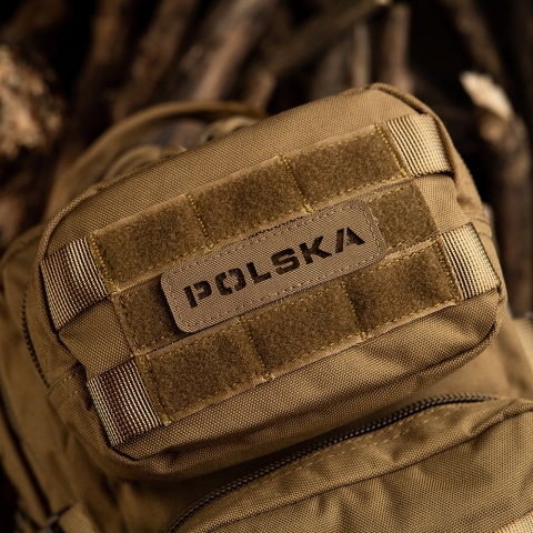 M-TAC Naszywka na rzep Polska „Przechodzi na wylot" 25x80 Laser Cut Coyote