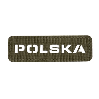 M-TAC Naszywka na rzep Polska „Przechodzi na wylot" 25x80 Laser Cut Ranger Green