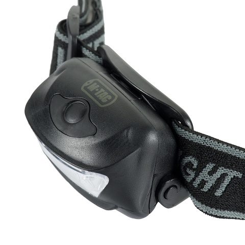 M-TAC Latarka czołowa 4 + 1 LED Black