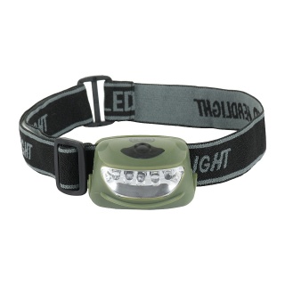 M-TAC Latarka czołowa 4 + 1 LED Olive