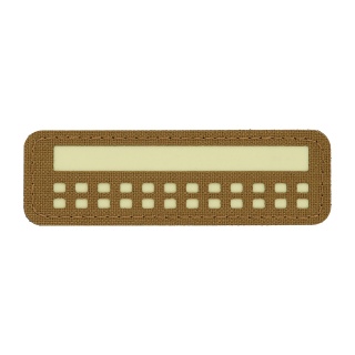 M-TAC Naszywka na rzep Flaga 25x80 Miniaturowe Kwadraty Laser Cut Coyote Lum