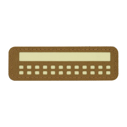 M-TAC Naszywka na rzep Flaga 25x80 Miniaturowe Kwadraty Laser Cut Coyote Lum