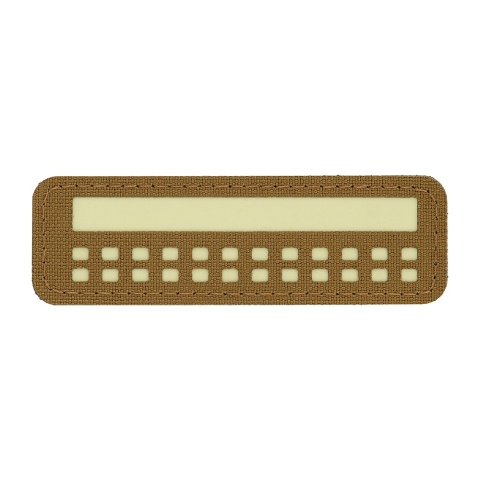 M-TAC Naszywka na rzep Flaga 25x80 Miniaturowe Kwadraty Laser Cut Coyote Lum