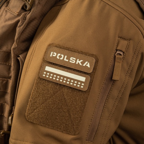 M-TAC Naszywka na rzep Flaga 25x80 Miniaturowe Kwadraty Laser Cut Coyote Lum