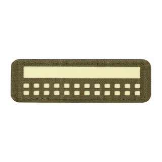 M-TAC Naszywka na rzep Flaga 25x80 Miniaturowe Kwadraty Laser Cut Ranger Green Lum