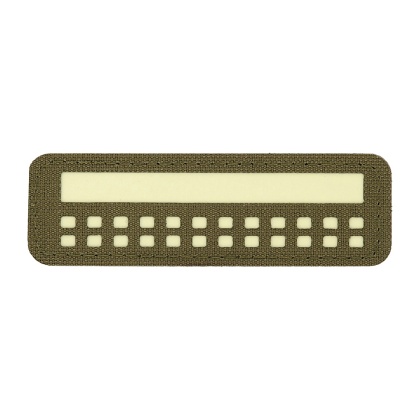 M-TAC Naszywka na rzep Flaga 25x80 Miniaturowe Kwadraty Laser Cut Ranger Green Lum