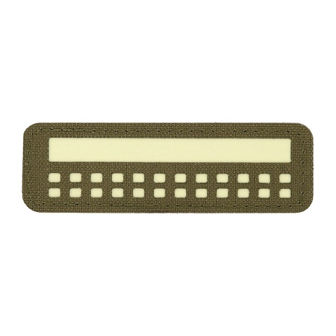 M-TAC Naszywka na rzep Flaga 25x80 Miniaturowe Kwadraty Laser Cut Ranger Green Lum