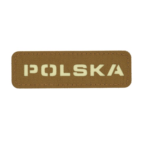 M-TAC Naszywka na rzep Poland 25x80 Laser Cut Coyote/Lum