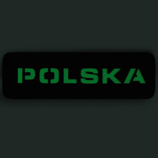 M-TAC Naszywka na rzep Poland 25x80 Laser Cut Ranger Green/Lum