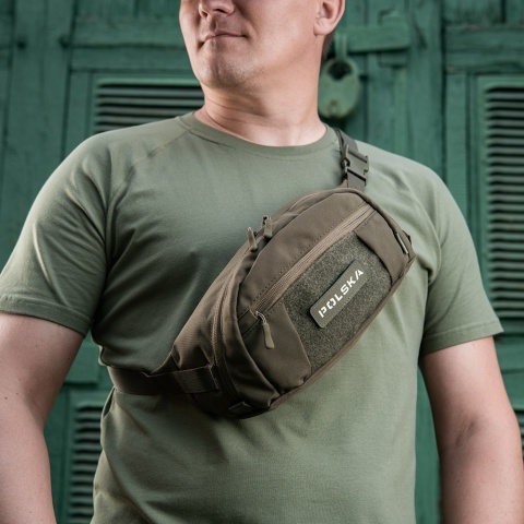 M-TAC Naszywka na rzep Poland 25x80 Laser Cut Ranger Green/Lum