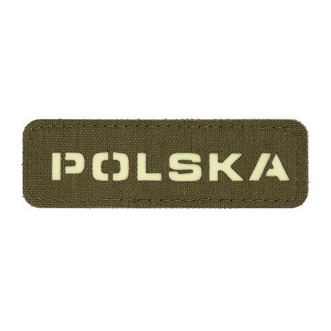 M-TAC Naszywka na rzep Poland 25x80 Laser Cut Ranger Green/Lum